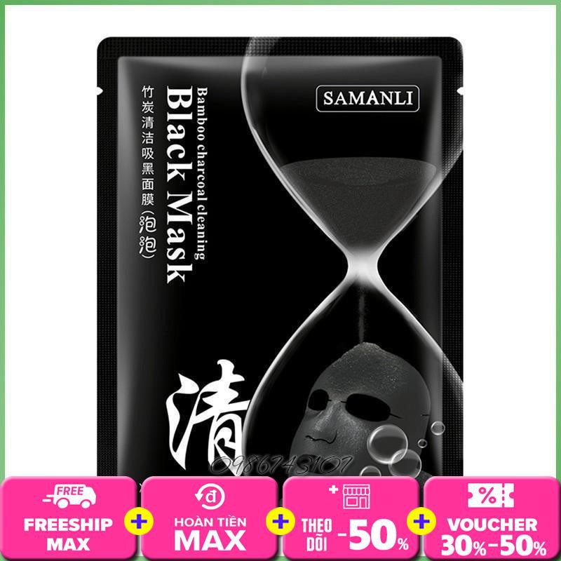 Mặt nạ sủi bọt thải độc detox da Samanli Black Mask