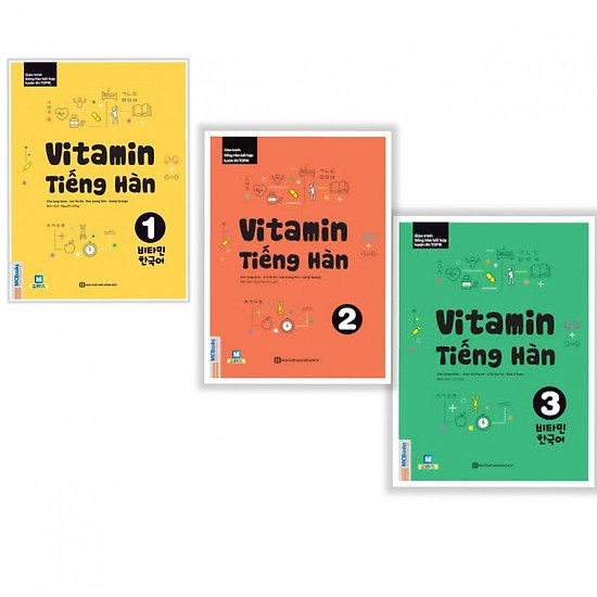 Combo Trọn Bộ Vitamin Tiếng Hàn (Tập 1+ Tập 2+ Tập 3)