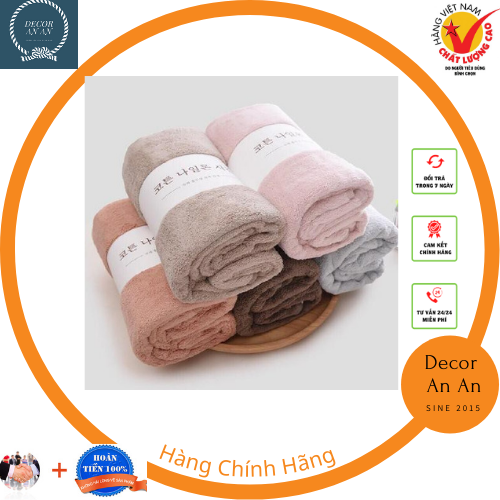 Khăn mặt lông cừu siêu mềm  xuất hàn