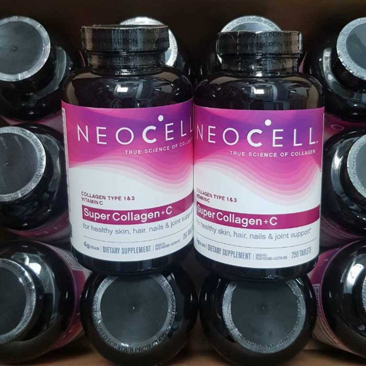 [ 250 viên ] Viên uống tăng cường collagen cho sức khỏe NeoCell Super Collagen + C, Collagen Peptides Types 1 & 3 250 viên