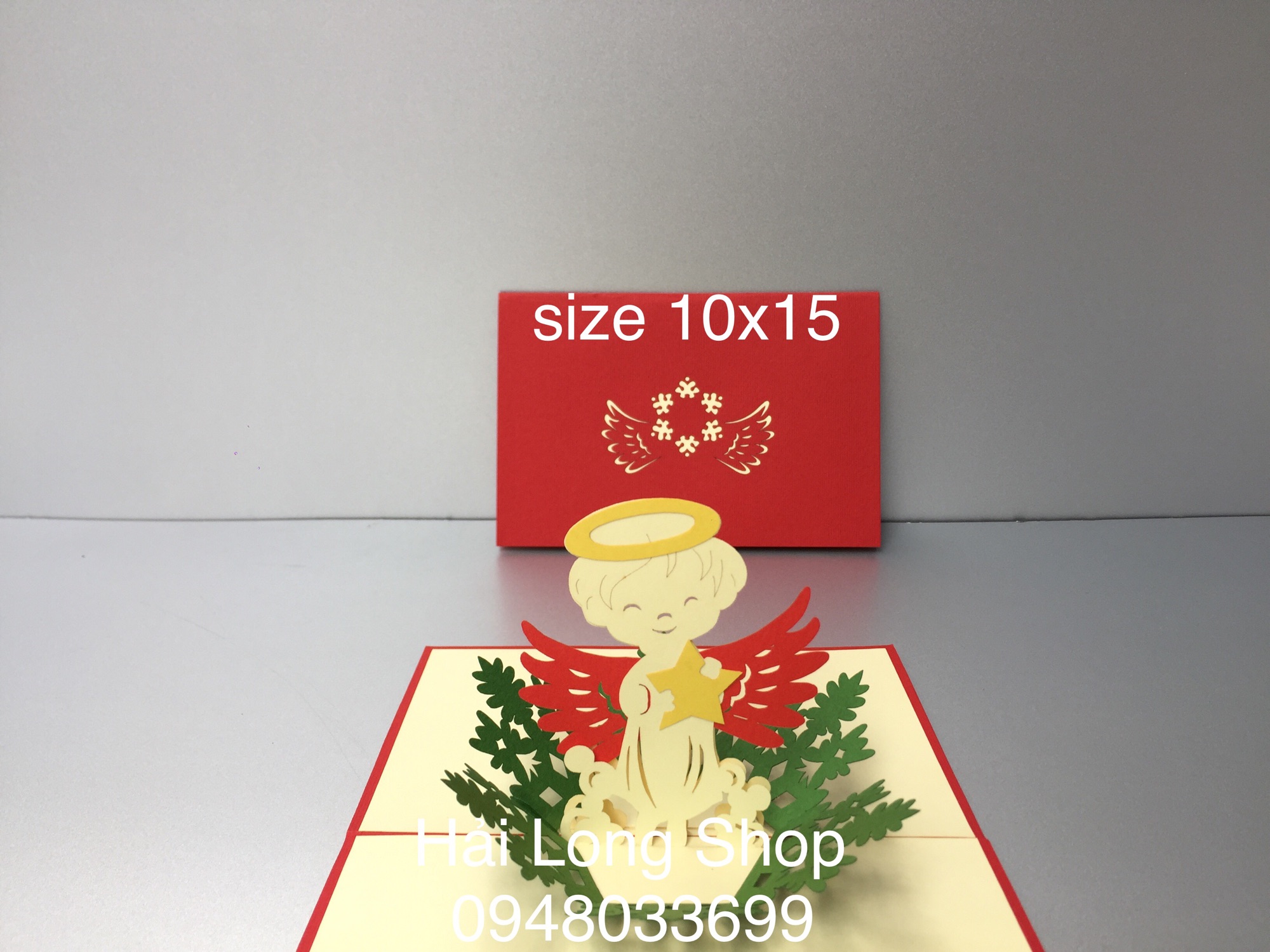 Thiên Thần 1 - Noel - Thiệp 3D