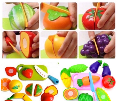 Đồ chơi cắt hoa quả bằng nhựa cho bé