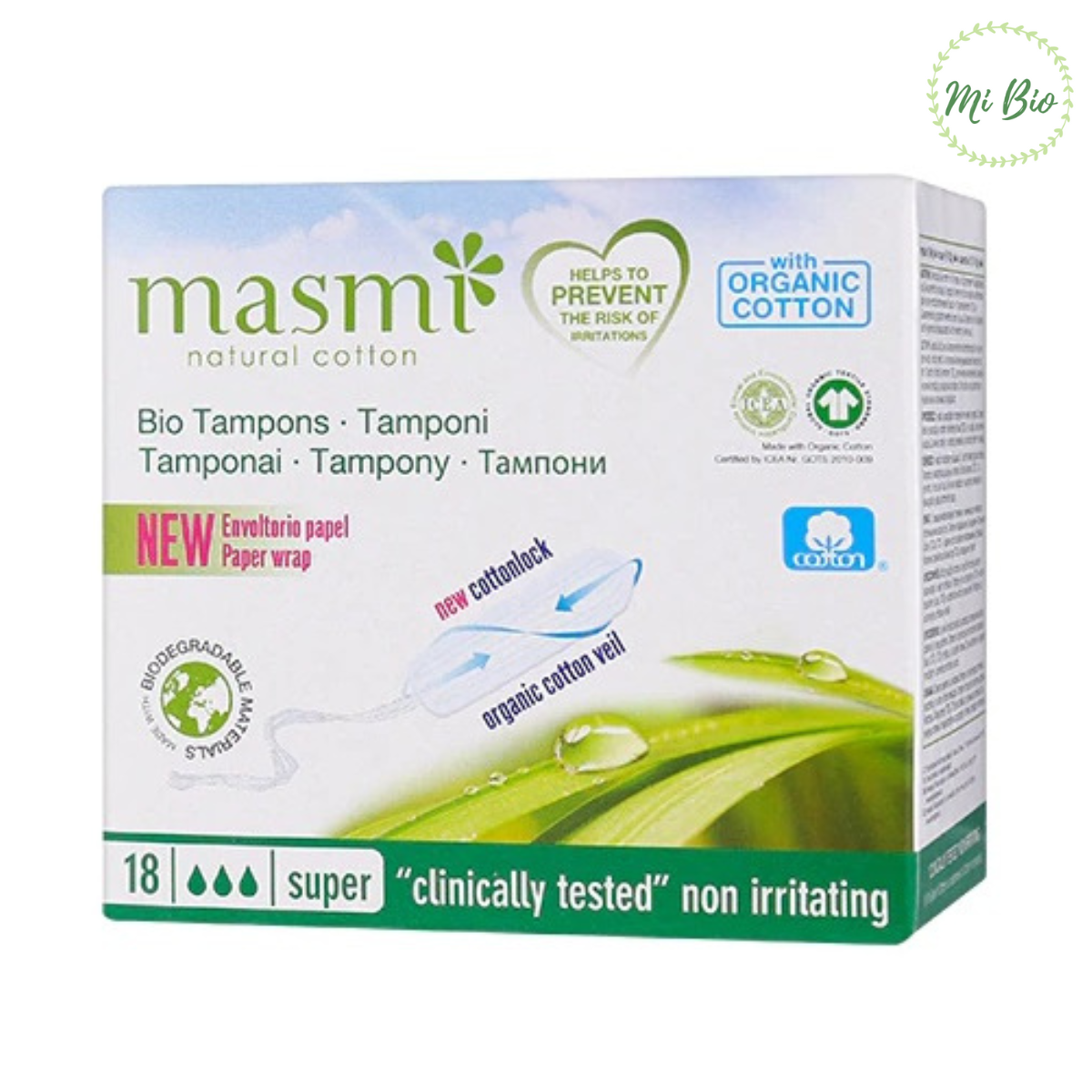 Pad without Push 2 - 3 - 4 organic drops (masmi)