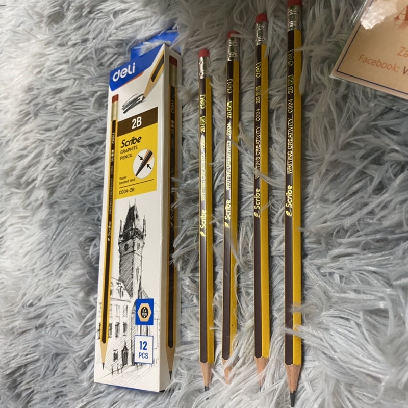 Bút Chì Gỗ C004-2B Deli 1 Cây