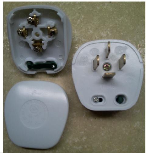 Phích cắm T4-16 3 pha 4 chân dẹt  16A 440V