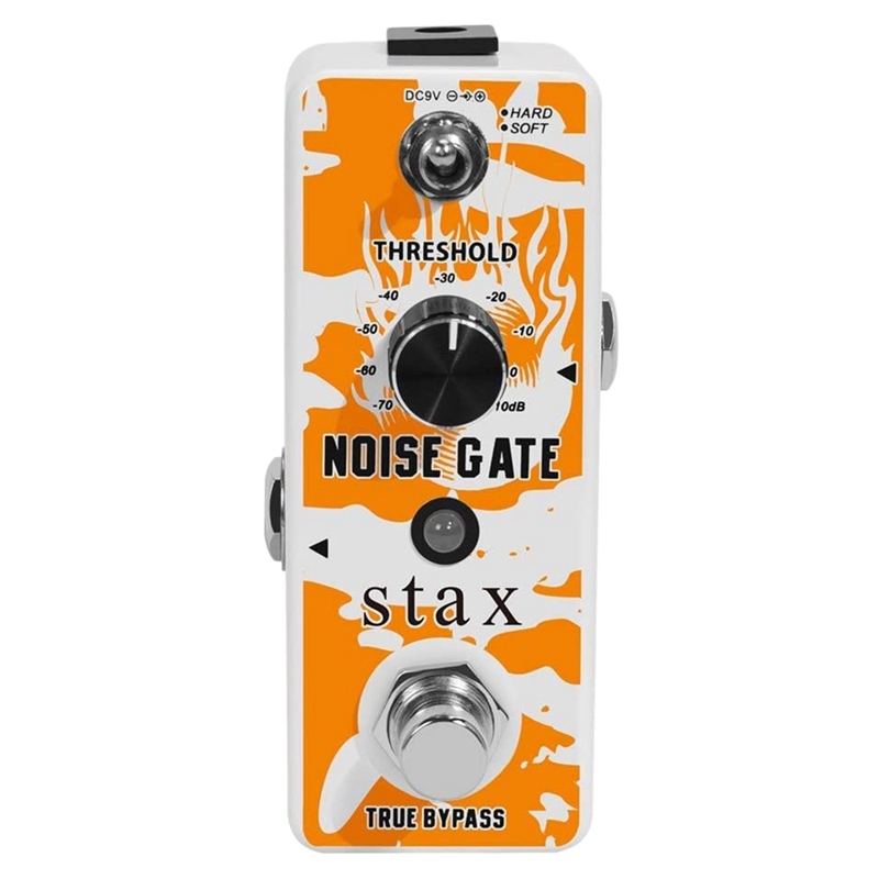 Stax Guitar Noise Gate Pedal Noise Killer Suppressor Pedals for Electric Guitar Hard & Soft Modes Mini Size True Bypass