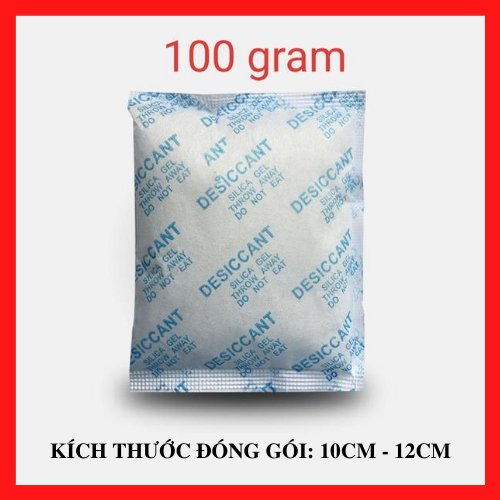[HCM] 1 Gói hút ẩm Silicagel loại 100Gr - Bảo quản thực phẩm, dược phẩm, đồ công nghệ, chống ẩm mốc, chống gỉ sét chống hôi giày....