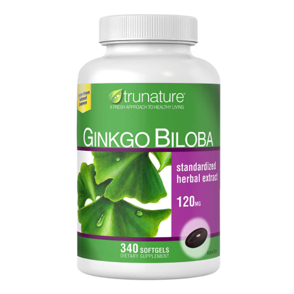 Trunature Ginkgo Biloba 120mg 340 Capsules