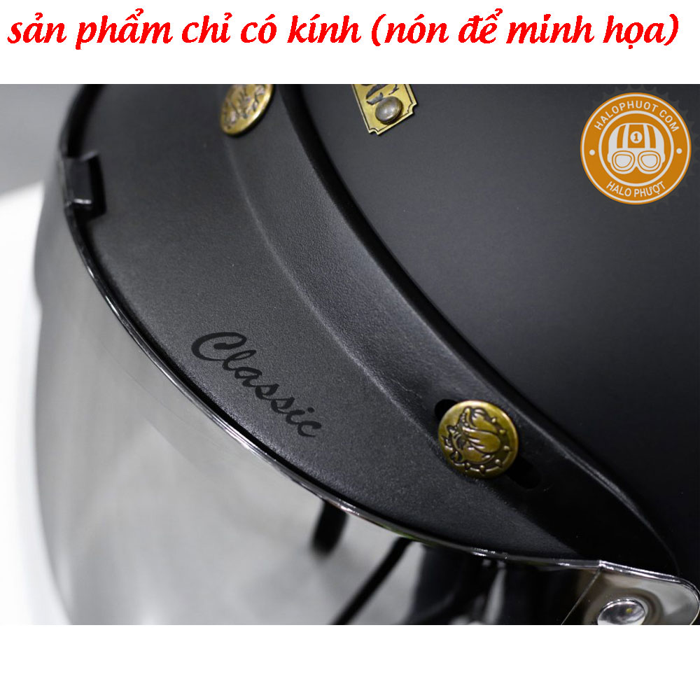 Kính K7 Bulldog Chính Hãng (gắn nón 3/4)