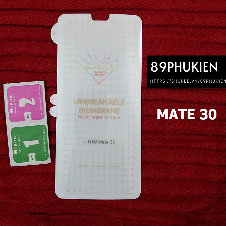 Miếng dán PPF Huawei Mate 30 mặt trước