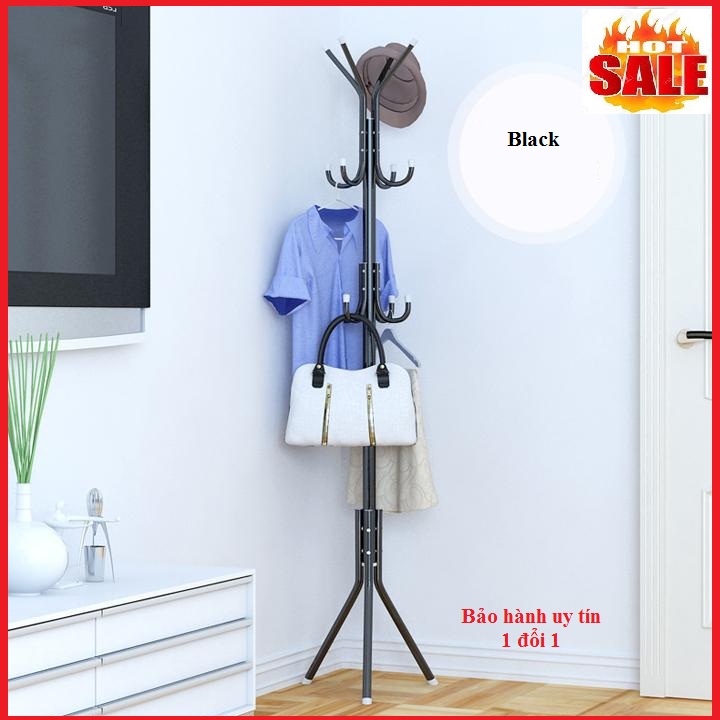 (CHỌN MÀU-VIDEO) Cây treo mũ tiện lợi, cây treo quần áo đa năng, giá treo đồ làm gọn hành lang lối đi