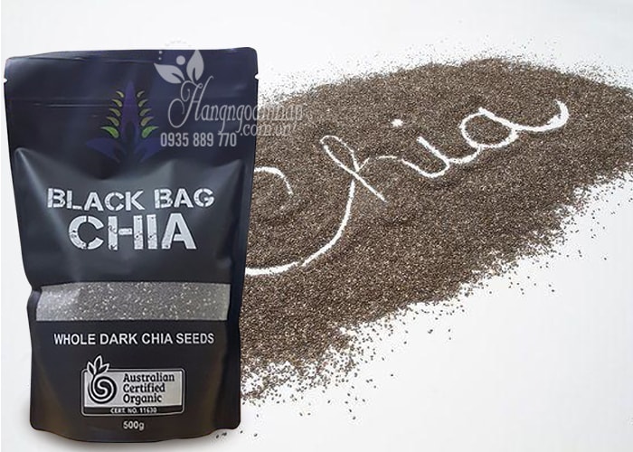 [HCM]Hạt chia đen Úc black Bag Chia 500g
