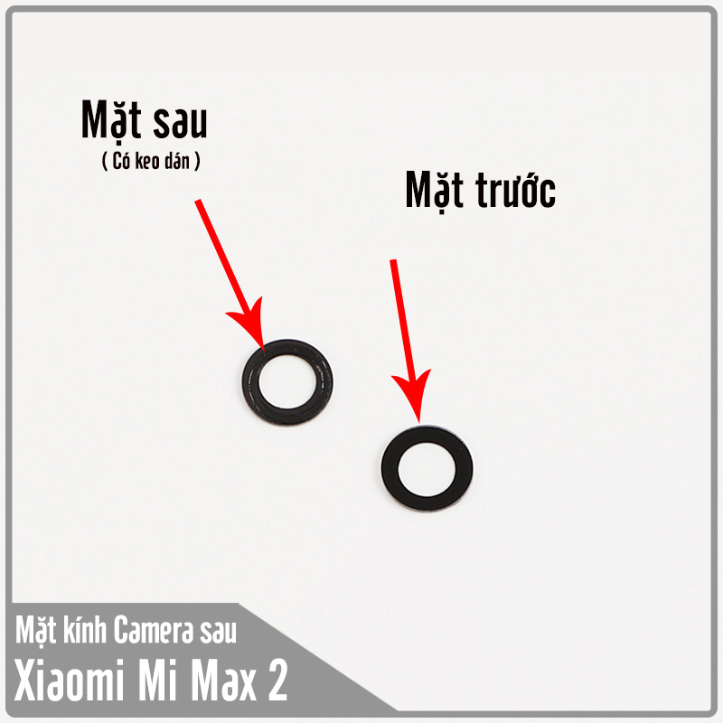 Mặt kính thay thế camera sau cho Xiaomi Mi Max 2