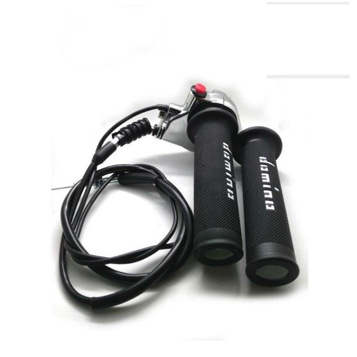 Cùm ga tăng tốc Domino full bộ gồm cùm ga, ống ga, bao tay domino - Vindecal BD