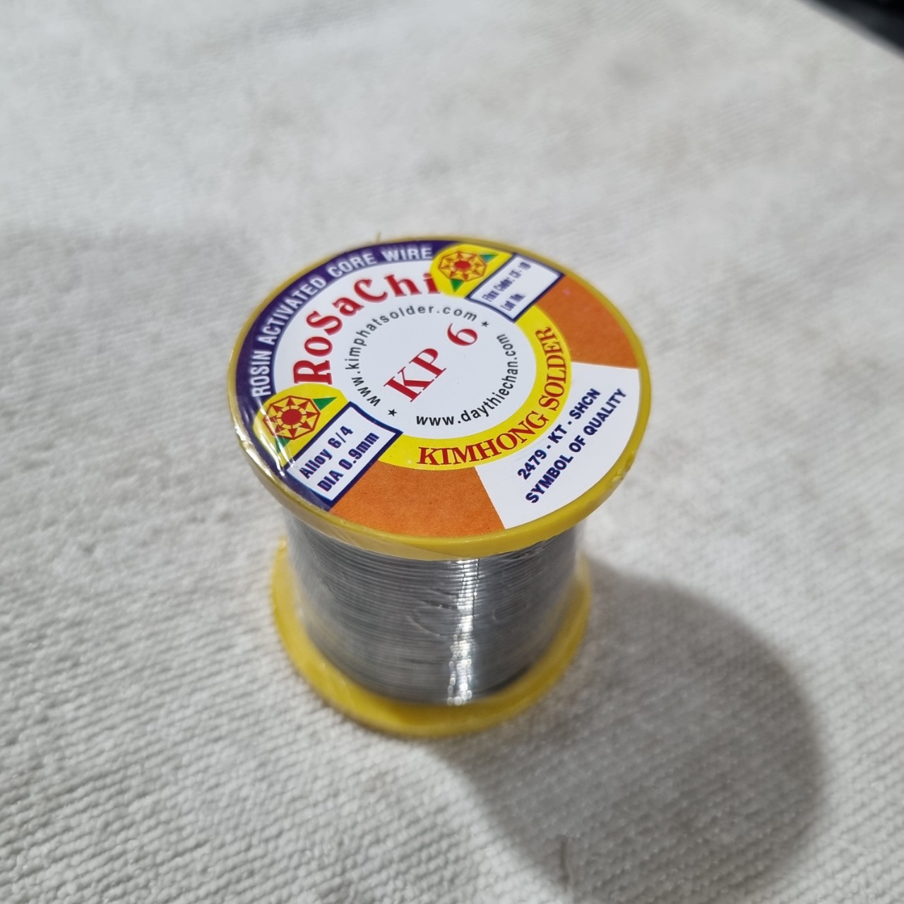 Cuộn chì hàn điện tử KP6 ( lớn ) 100 gr