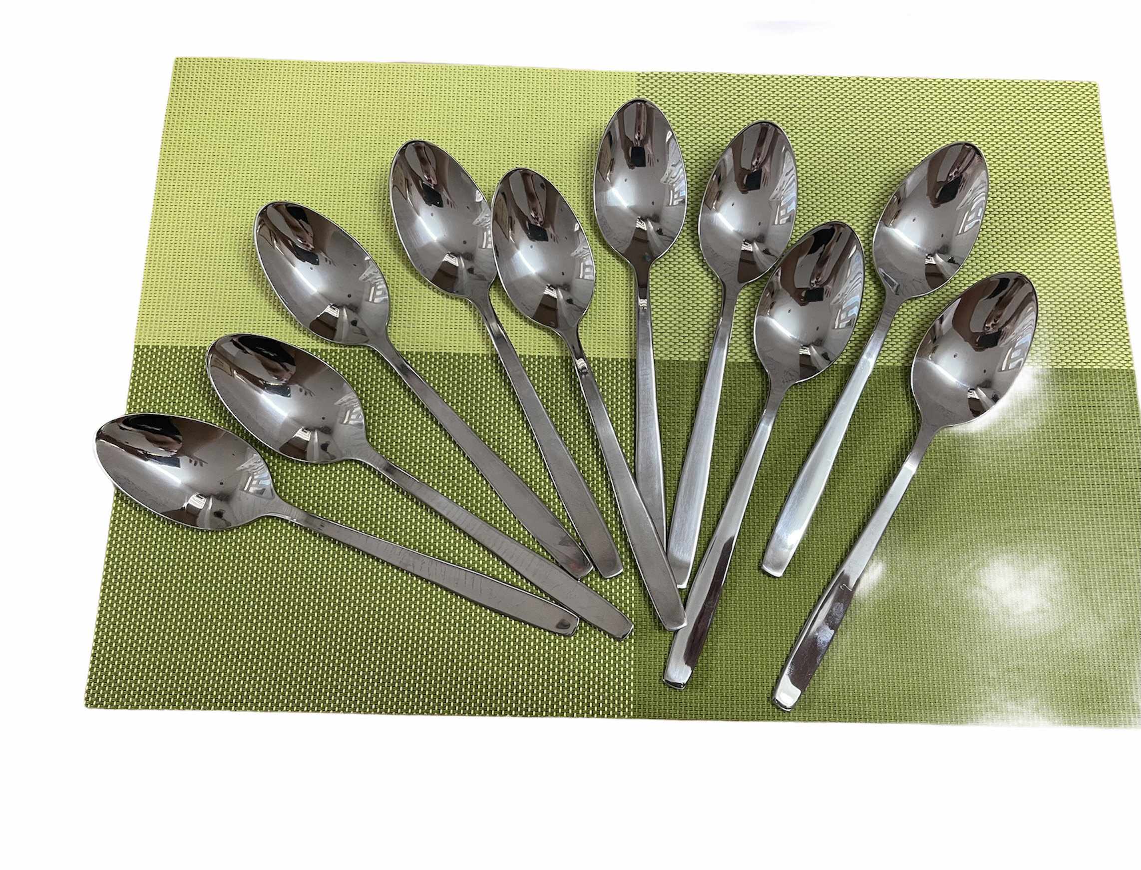 [HCM]Sét 10 Muỗng - Thìa Inox Súp Nhọn [ Kích Thước: 4.3cm x 21.2cm ]