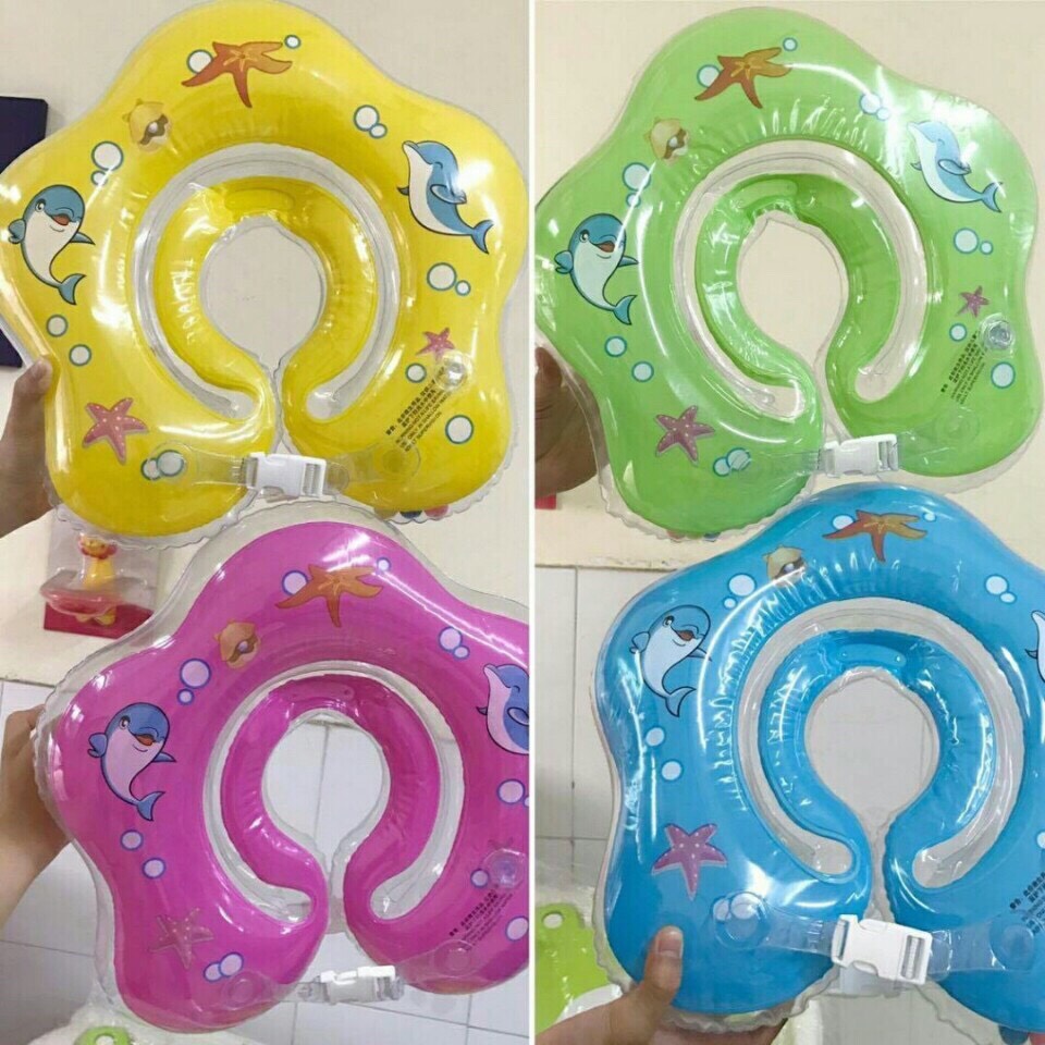 Phao bơi nâng cổ cho bé tập bơi (3-12 tháng)