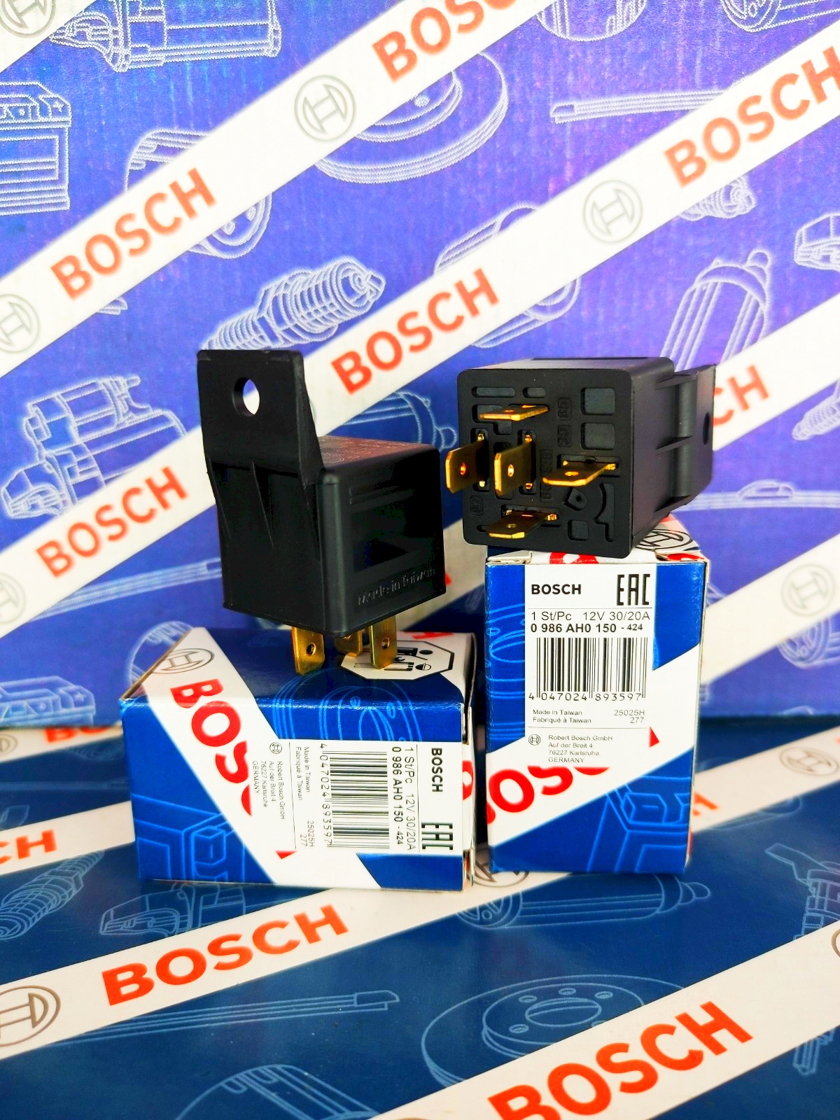 Relay Rờ le Bosch 5 Chân 12V 30A