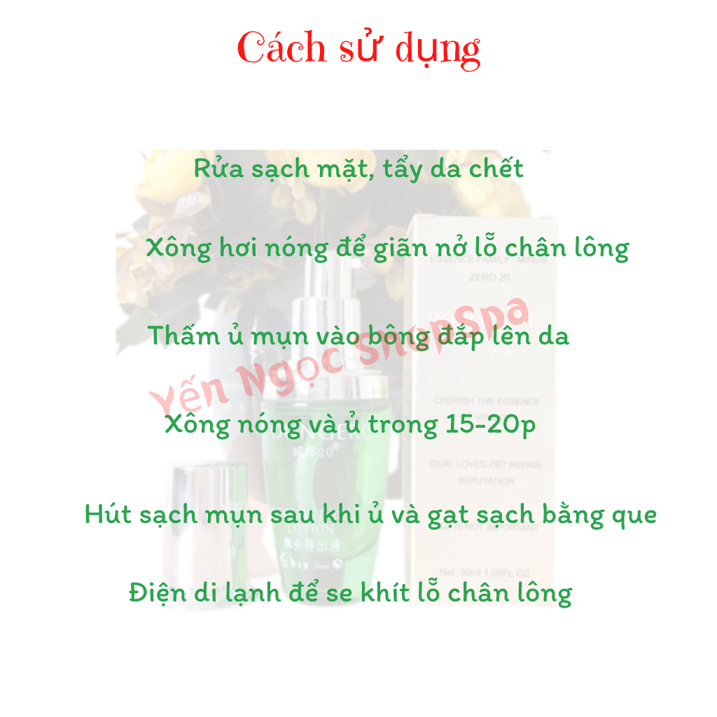 Ủ mụn Youngerc, ủ mụn đầu đen, mụn cám dùng cho cá nhân và spa