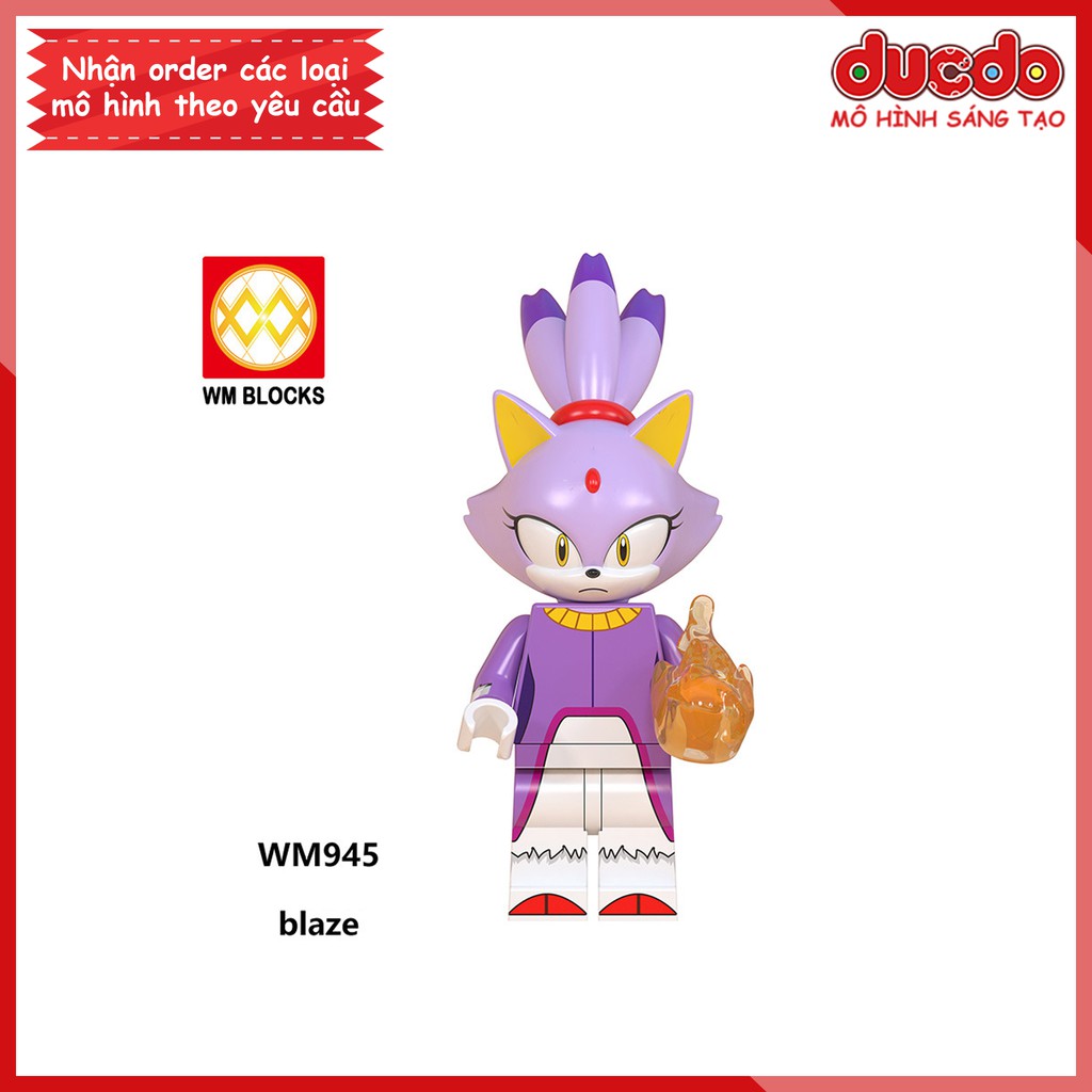 Minifigures các nhân vật trong nhím Sonic the Hedgehog - Đồ chơi Lắp ghép Xếp hình Mini Mô hình WM WM6087