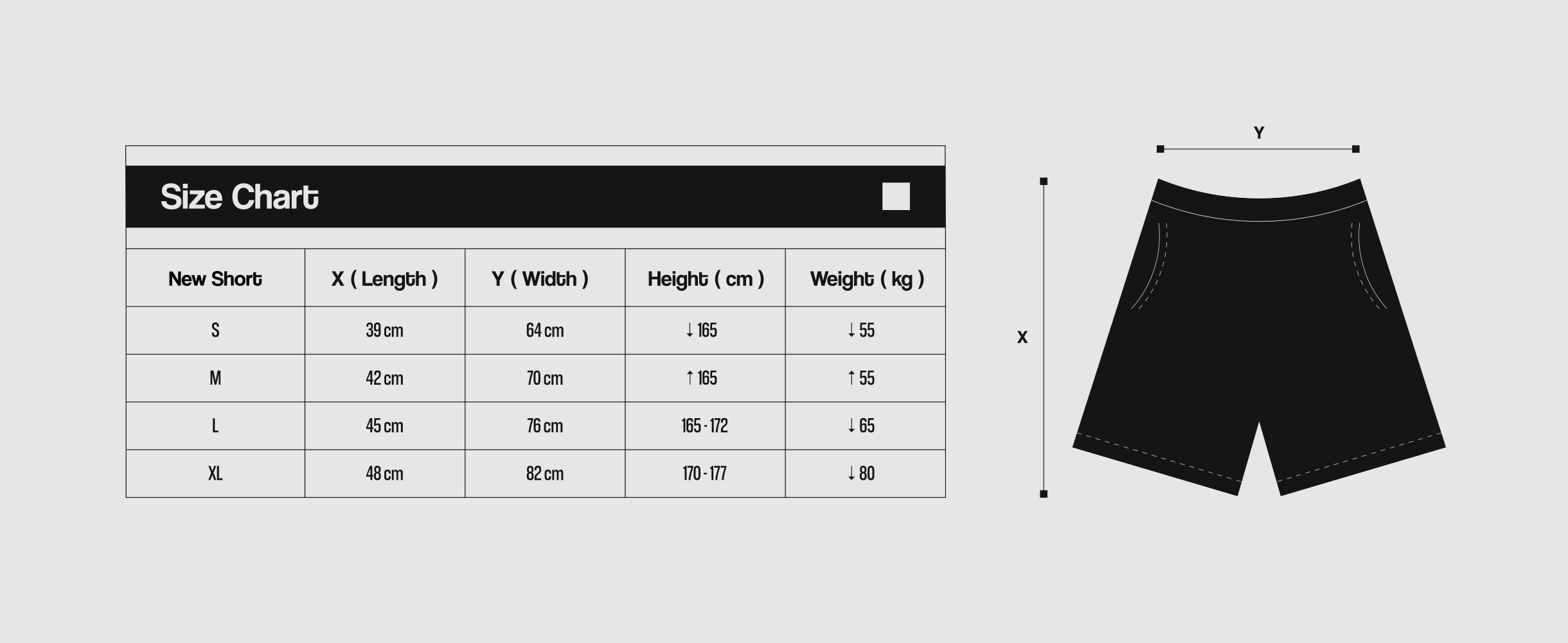 Quần Black LDV Short