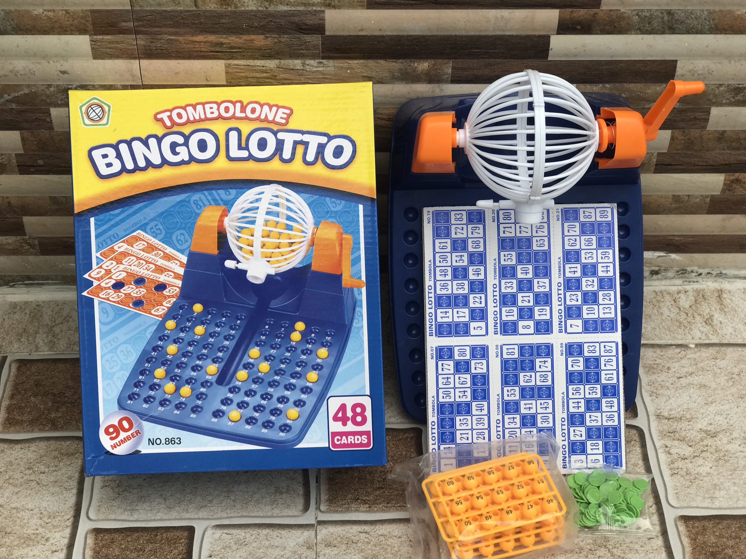 Bộ đồ chơi bingo loto 90 số 190k