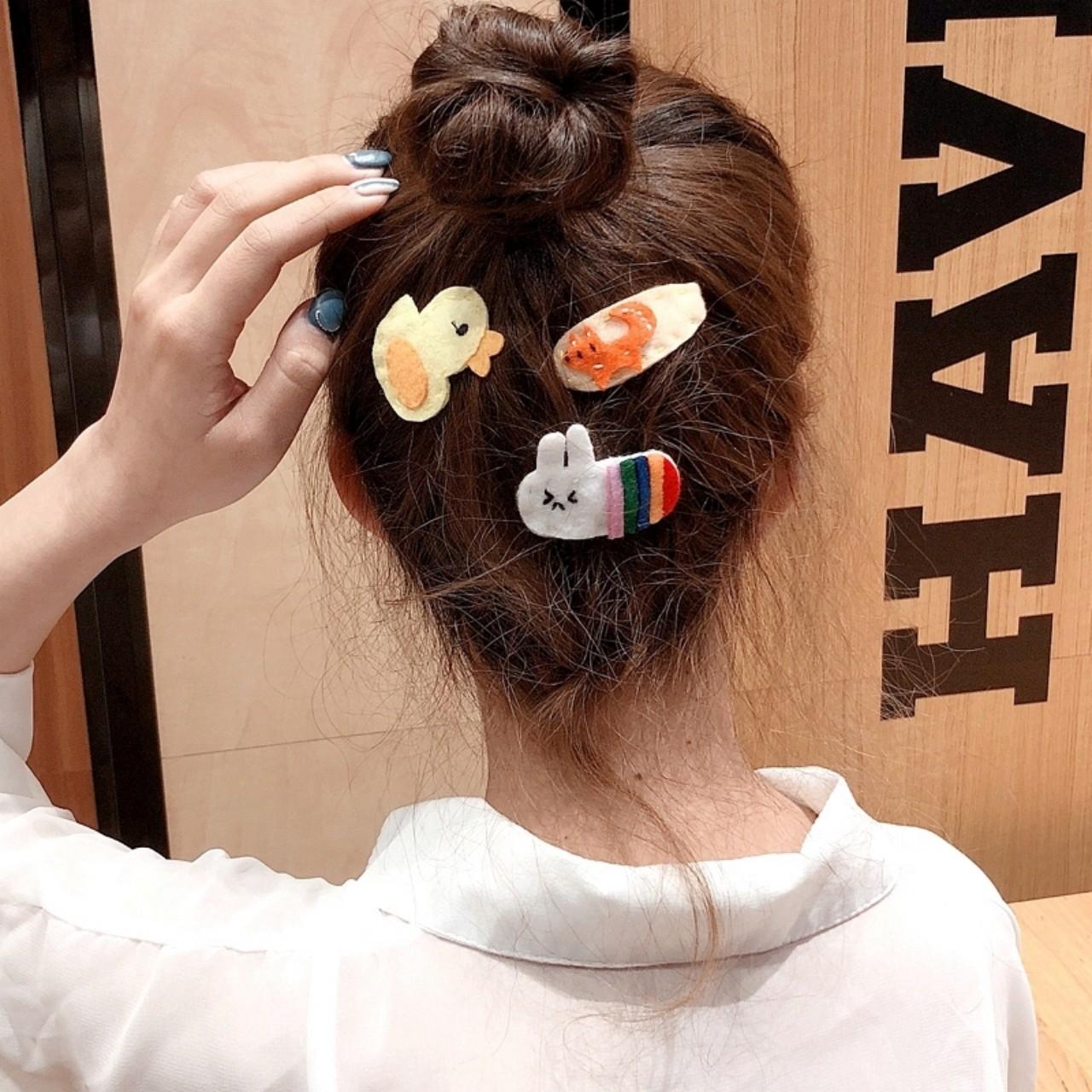 KẸP HANDMADE VẢI DỆT SIÊU CUTE