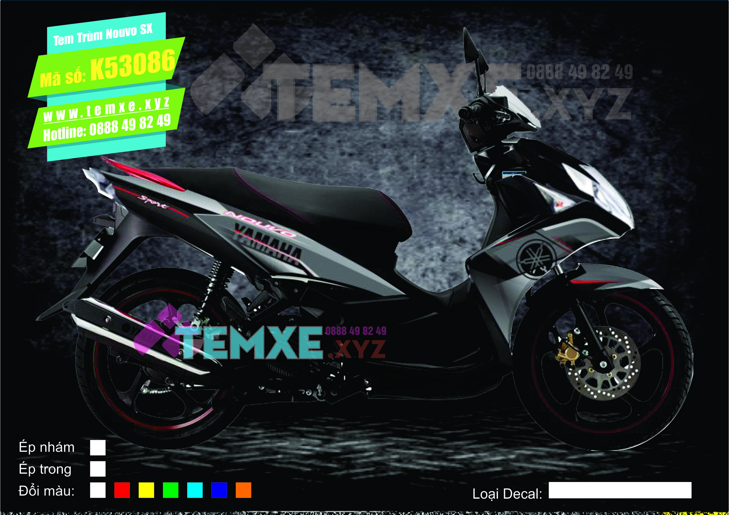 Tem trùm nouvo sx - 53086