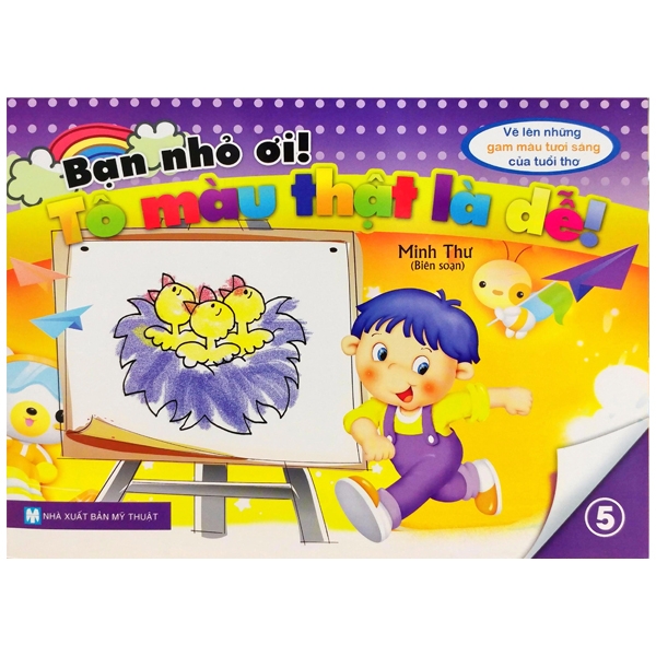 Fahasa - bạn nhỏ ơi, tô màu thật là dễ - tập 5