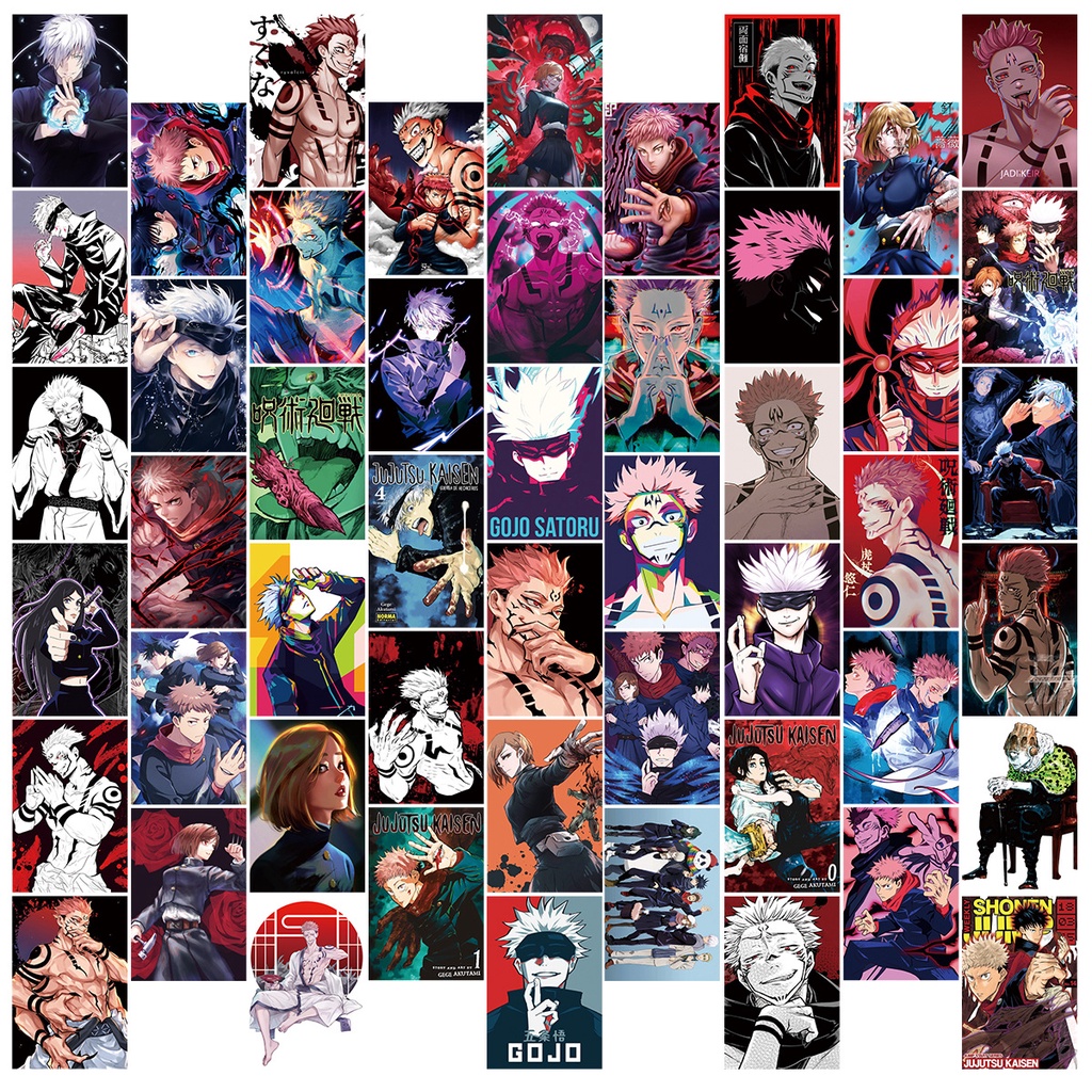Sticker dán mũ bảo hiểm, laptop phong cách tổng hợp Anime nhật bản