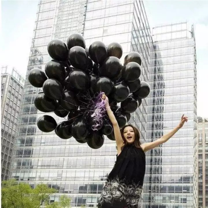 ( kèm dây buộc bóng) combo 50 bóng bay tròn nhũ nhiều màu dày dặn 10 inch loại 1