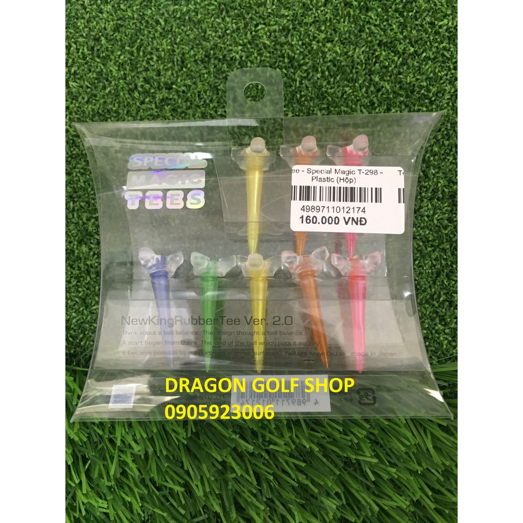 Tee golf New King Rubber Tea Version 2.0 - T-98 T-298 (tee phát bóng gôn)