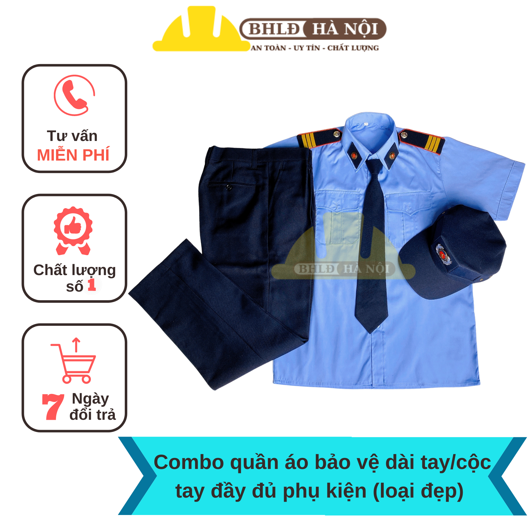 Combo quần áo bảo vệ + phụ kiện (loại đẹp)