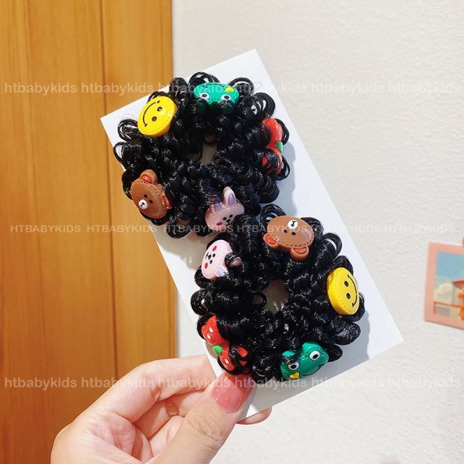 Set 2 Dây Buộc Tóc Giả Búi Tóc Natra Cho Bé