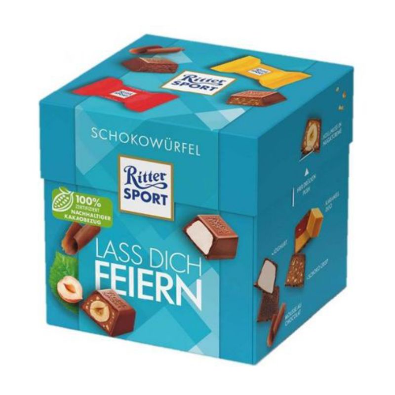 (4 loại) Chocolate Ritter Sport Mini hộp 176gr