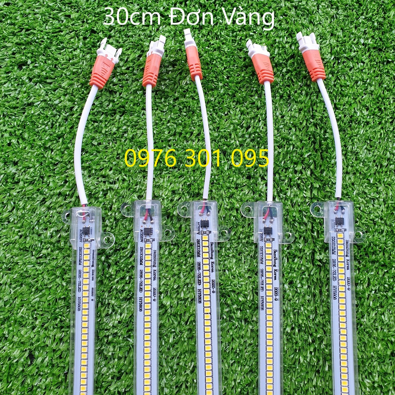 Đèn Led Thanh Điện 220V - Dài 30Cm (Trắng - Vàng) - Đèn Led Thiên Vân