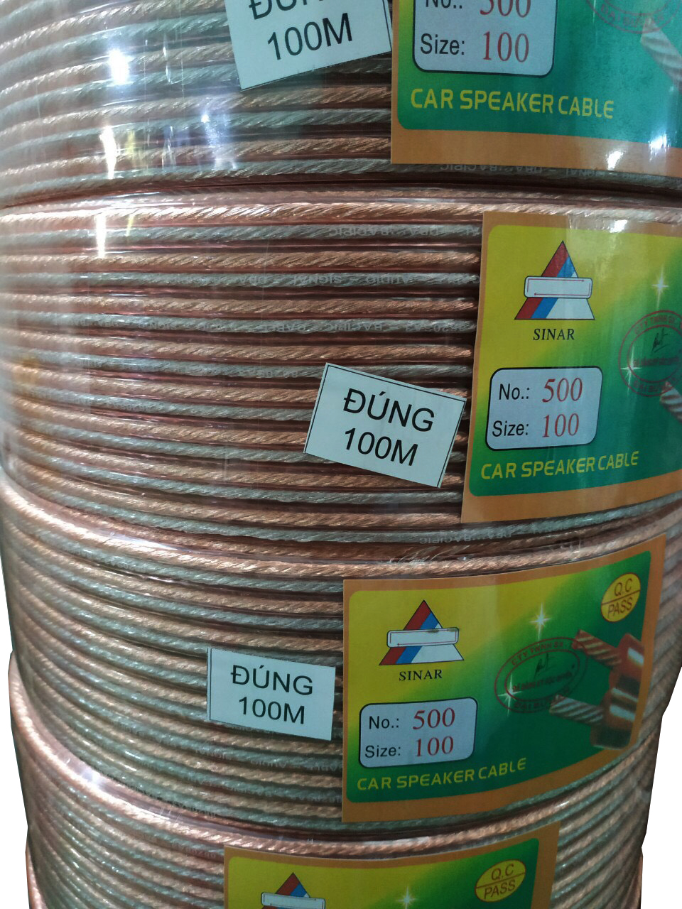 [HCM]Dây loa Núi tím khổng lồ 500 Tim 100M