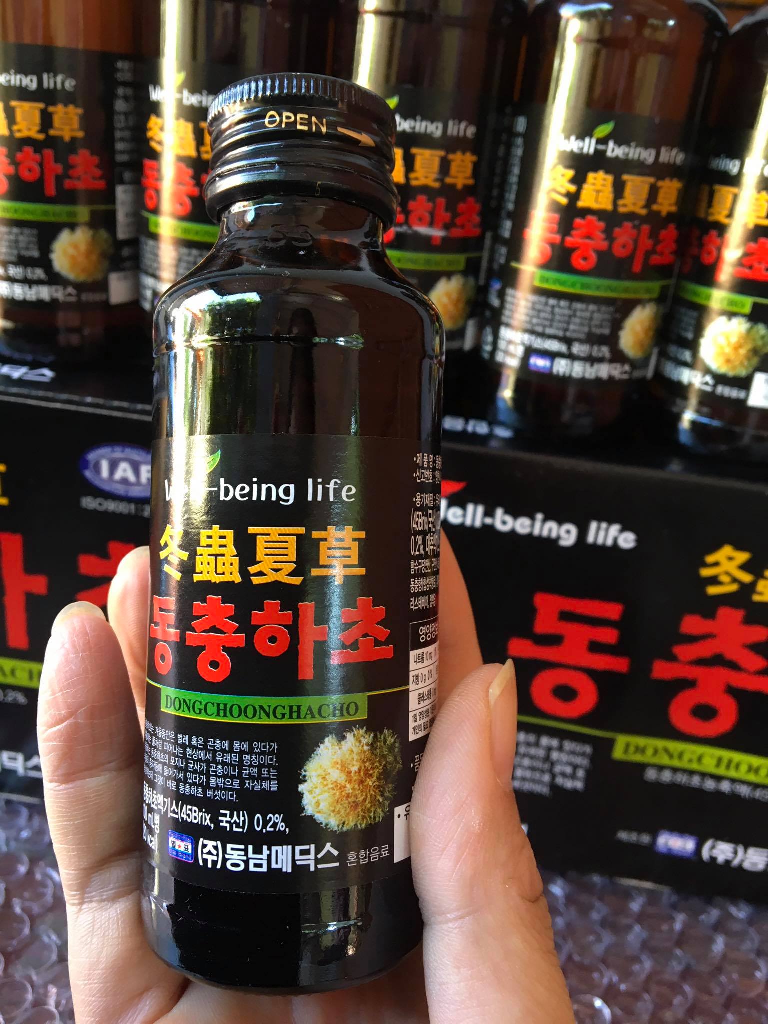 NƯỚC ĐÔNG TRÙNG HẠ THẢO - 100ML
