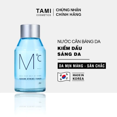 Nước cân bằng da dành cho nam MdoC Sebum Strike Toner Toner kiềm dầu TM-MTN02