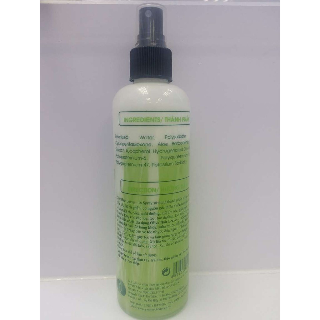Xịt Dưỡng Tóc Hair Leave Olive 250Ml