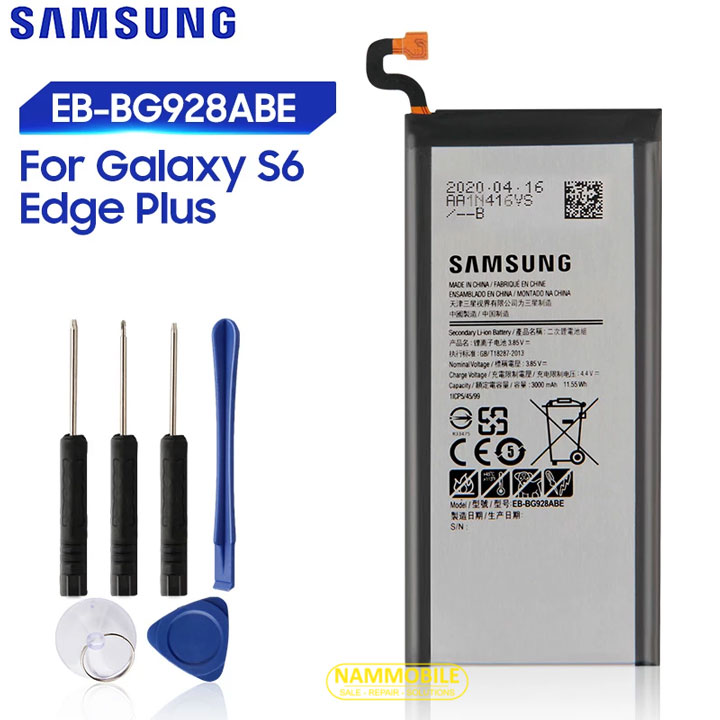 Hcm pin samsung galaxy s6 edge plus eb-bg928abe 3000mah zin + tặng siêu dán pin