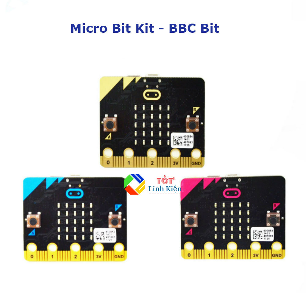 [KÈM CÁP] BBC Micro:bit - kit học STEM microbit - KÈM CÁP DỮ LIỆU