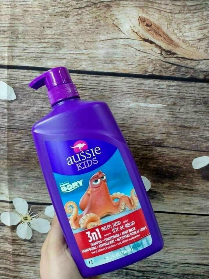 Tắm, gội và xả AUSSIE KIDS