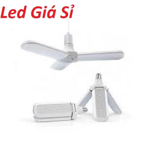 Bóng đèn led hình 3 cánh quạt 36w siêu sáng - bảo hành 1 năm. Nguồn đèn LED chất lượng cao suy giảm ánh sáng tuổi thọ dài.