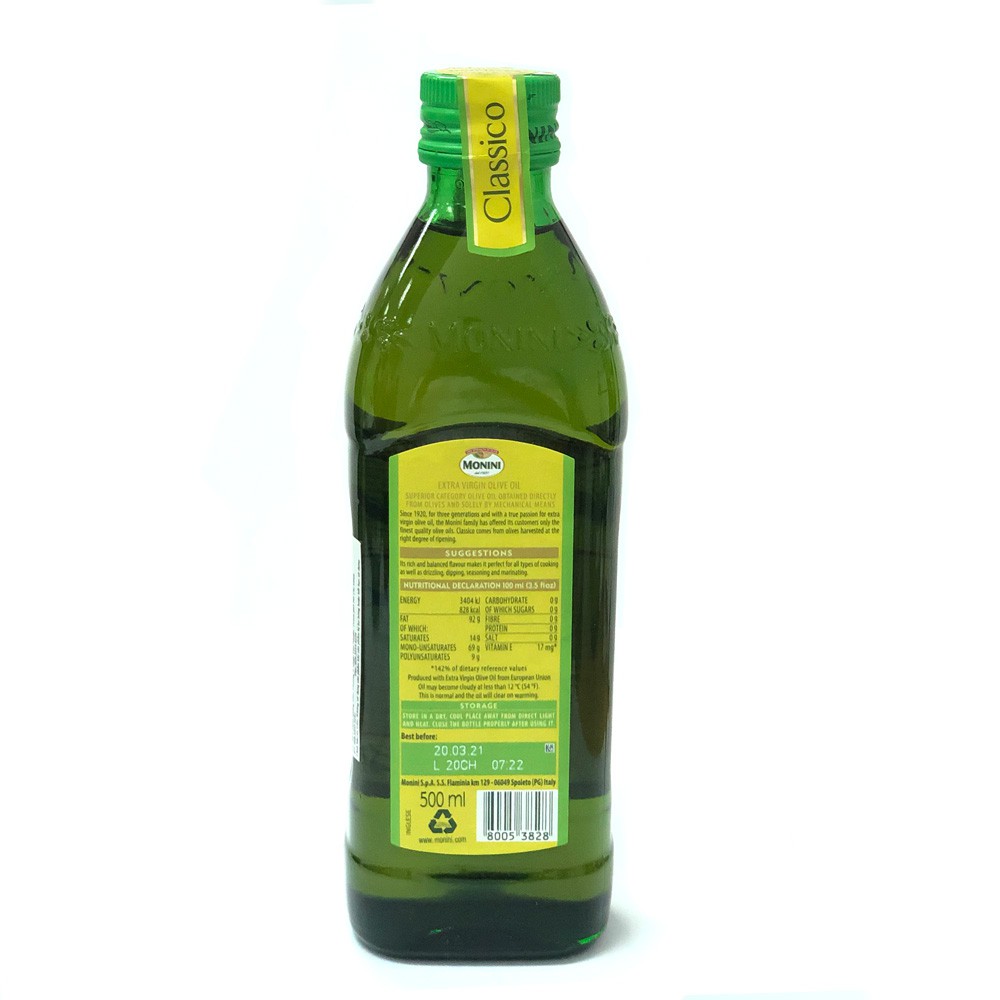 Dầu olive extra virgin chai 500 ml