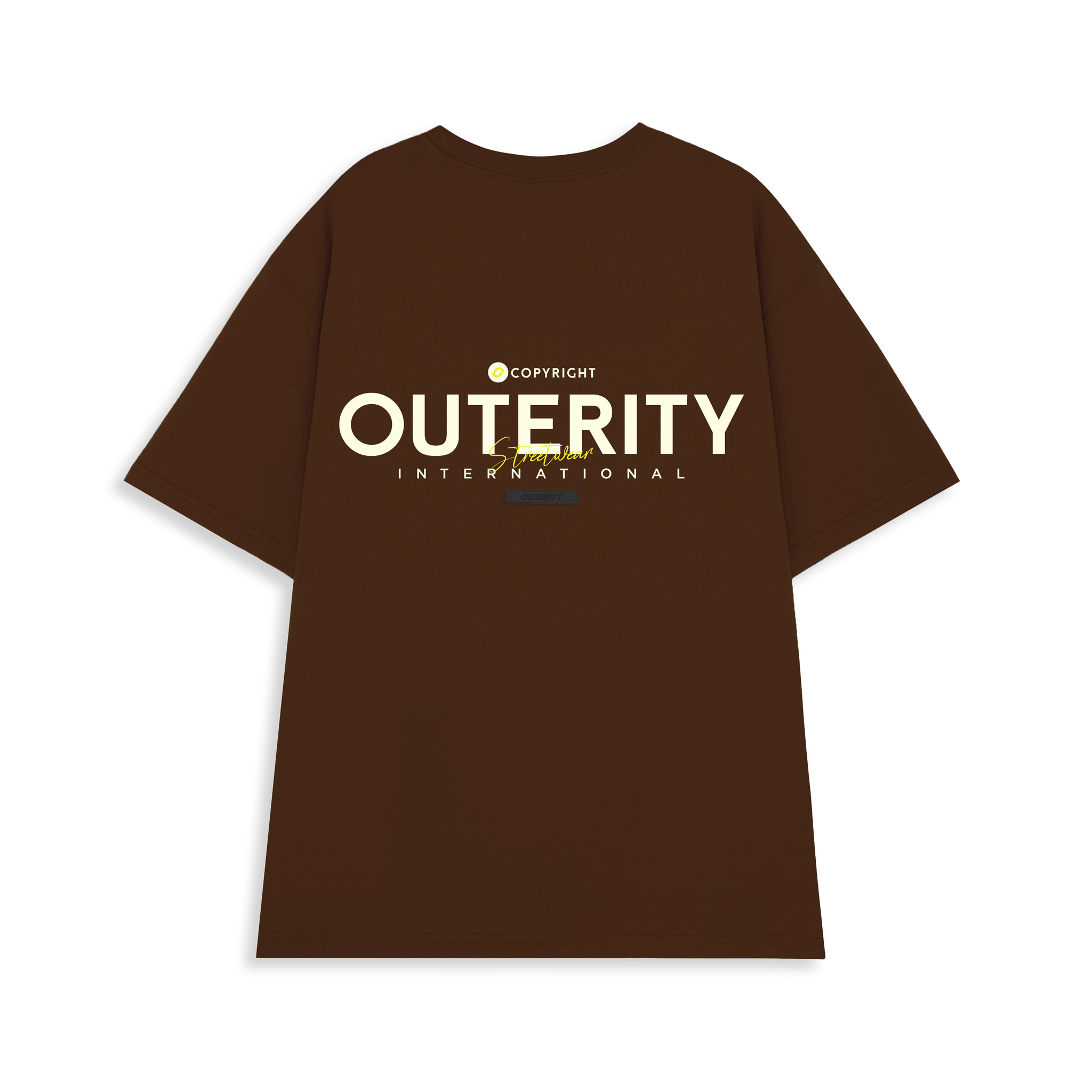 Áo thun Outerity MultiFont v3.0 / Màu Nâu Đậm - ORT.B 154