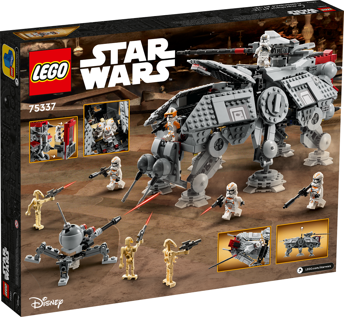 [HAPPY BRICKS] LEGO STAR WARS - 75337 - AT-TE WALKER