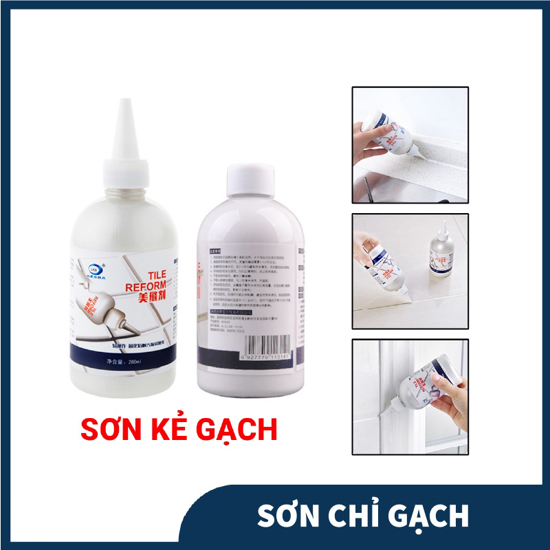 [HCM Sơn Kẻ Chỉ Gạch Nền Nhà, Keo Chà Ron Sứ Đa Năng Công Nghệ Hàn Quốc 280ml