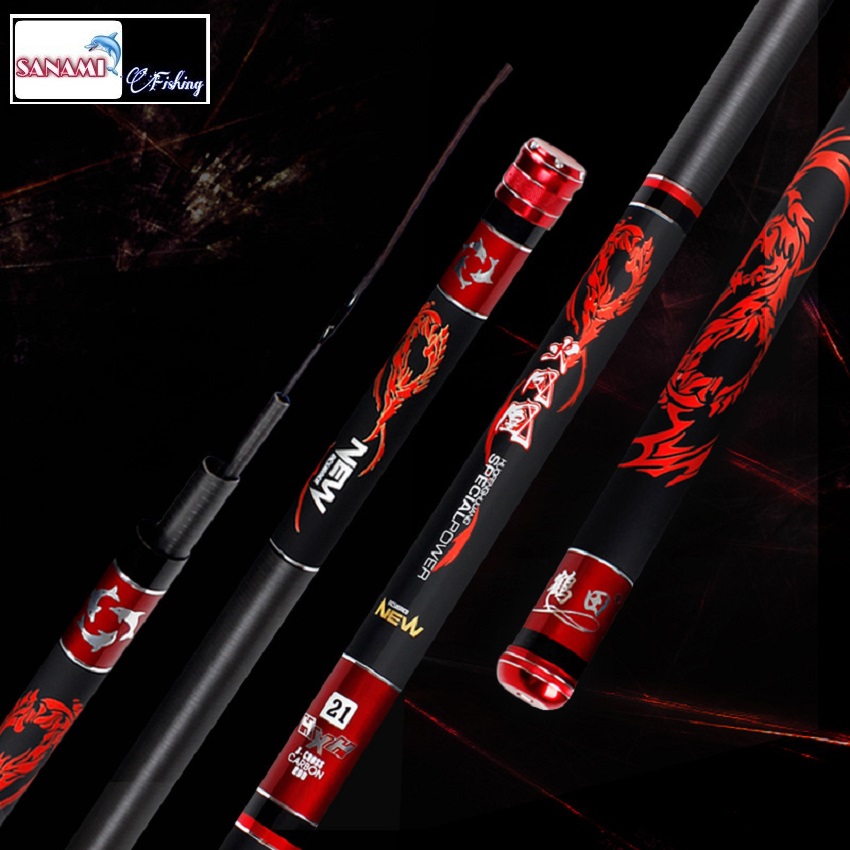 Cần câu đài Xích Long cao cấp SPECIALPOWER XL01, siêu nhẹ, dẻo dai, nhấc tĩnh 2.5kg   - SANAMI FISHING