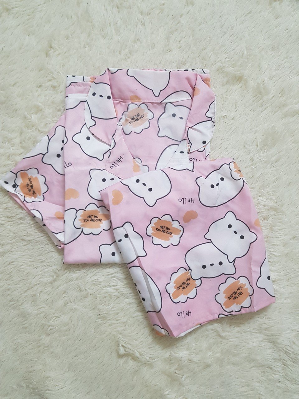 Bộ Pizama cộc đùi